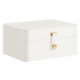 Songmics 2-layer Travel Jewellery Box, Portable Storage Case
